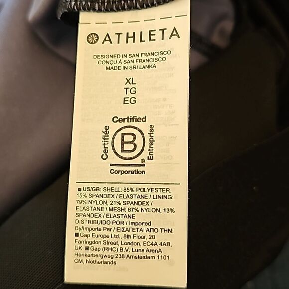 ATHLETA Exhilarate Velvet Crop A-C, Size Extra Large,  NWT - Picture 10 of 10